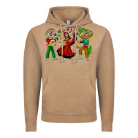 Vintage Coffee Mexican Skeletons Vintage Hoodie - texasbilliewilder