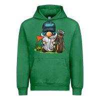 Emerald golf gnome Urban Hoodie - BarkalooDesign