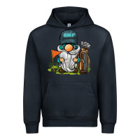 Navy golf gnome Urban Hoodie - BarkalooDesign