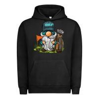 Pigment Black golf gnome Urban Hoodie - BarkalooDesign