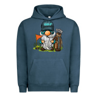 Pigment Midnight Navy golf gnome Urban Hoodie - BarkalooDesign