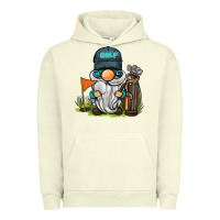 Pigment Pistachio golf gnome Urban Hoodie - BarkalooDesign