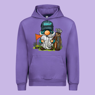 Golf Gnome Urban Hoodie Designed By Barkaloodesign