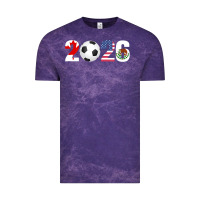 Cloud Purple North America 2026 Football  Canada USA Mexico Soccer Vintage Tee - maiPhamDesign