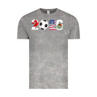 Cloud Rock North America 2026 Football  Canada USA Mexico Soccer Vintage Tee - maiPhamDesign