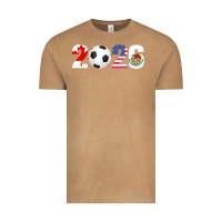 Vintage Camel North America 2026 Football  Canada USA Mexico Soccer Vintage Tee - maiPhamDesign
