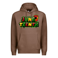 Chestnut juneteenth Premium Hoodie - FaDigitalArtStudio