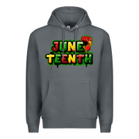 Rock juneteenth Premium Hoodie - FaDigitalArtStudio