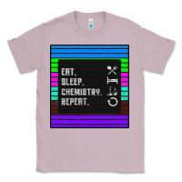 Lilac Eat Sleep Chemıstray Repeat Classic Tee - Bettercallsaul