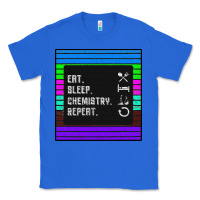 True Royal Eat Sleep Chemıstray Repeat Classic Tee - Bettercallsaul