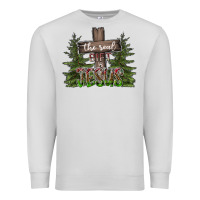 Dove Grey the real gift is jesus Premium Sweatshirt - CowhideDigitalArt