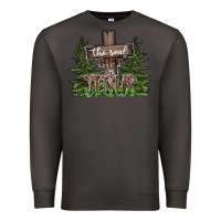 Smoke the real gift is jesus Premium Sweatshirt - CowhideDigitalArt