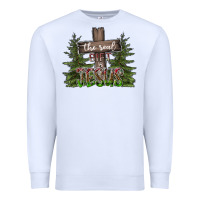 White the real gift is jesus Premium Sweatshirt - CowhideDigitalArt