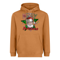 Meerkat festive santa claus greeting Heavyweight Hoodie - CowhideDigitalArt