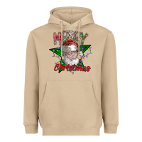 Mushroom festive santa claus greeting Heavyweight Hoodie - CowhideDigitalArt