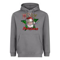 Storm festive santa claus greeting Heavyweight Hoodie - CowhideDigitalArt