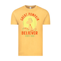 Vintage Mustard Peanuts, Great Pumpkin Believer Since 1966 Halloween Vintage Tee - maiPhamDesign