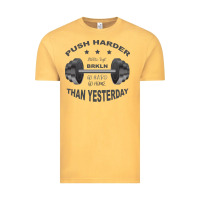 Vintage Mustard push harder Vintage Tee - Bettercallsaul