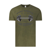Vintage Olive push harder Vintage Tee - Bettercallsaul