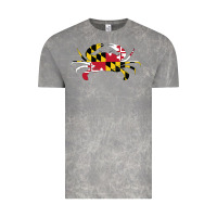 Cloud Rock Maryland Crab State Pride Flag Vintage Tee - maiPhamDesign