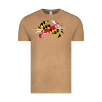 Maryland Crab State Pride Flag Vintage Tee | Teevron