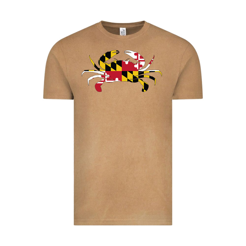 Maryland Crab State Pride Flag Vintage Tee by maiPhamDesign | Teevron