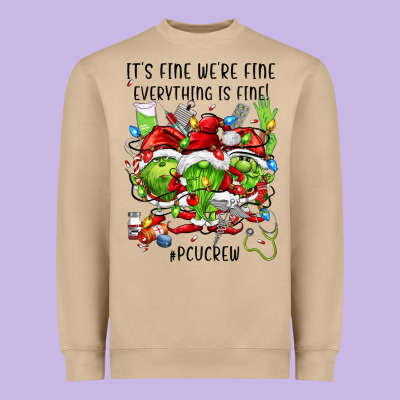 A Progressive Care Unit Nurse Or Pcu Nurse Heavyweight Sweatshirt Designed By Fadigitalartstudio
