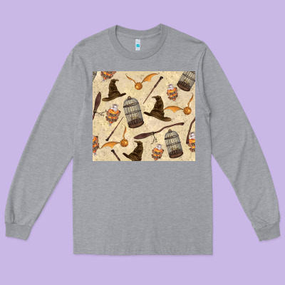 Wizard Items Long Sleeve Tee Designed By Tumblerdesignbyshophia