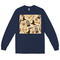 Navy wizard items Long Sleeve Tee - TumblerDesignByShophia