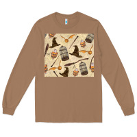 Toasted Coconut wizard items Long Sleeve Tee - TumblerDesignByShophia