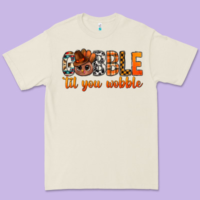 Gobble Til You Wobble Bbs Premium Tee Designed By Bundleandbundleshop