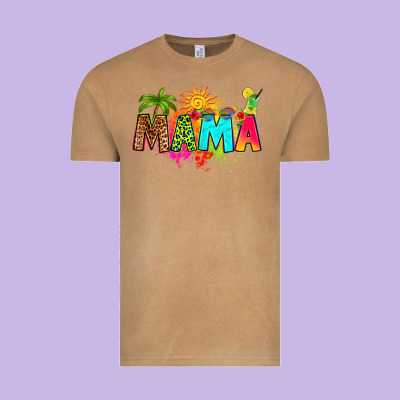 Summer Mama Vintage Tee Designed By Ranaportraitstore