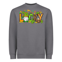 Storm St. Patrick's Lucky gnome Heavyweight Sweatshirt - OliviaCreatesArt