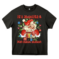 Asphalt its abuelita and pan dulce season mexican santa Heavy Core Tee - MaliasSmallBusiness