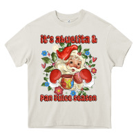 Cream its abuelita and pan dulce season mexican santa Heavy Core Tee - MaliasSmallBusiness