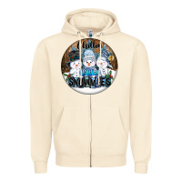 Sandshell Chillin With My Snowmies Zipper Hoodie - FaDigitalArtStudio