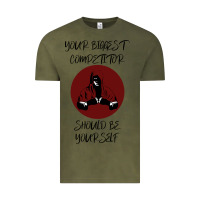 Vintage Olive Your Biggest Competitor Vintage Tee - Bettercallsaul