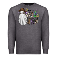 Charcoal Heather Boo Haw Premium Sweatshirt - CowhideDigitalArt