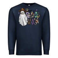 Navy Boo Haw Premium Sweatshirt - CowhideDigitalArt