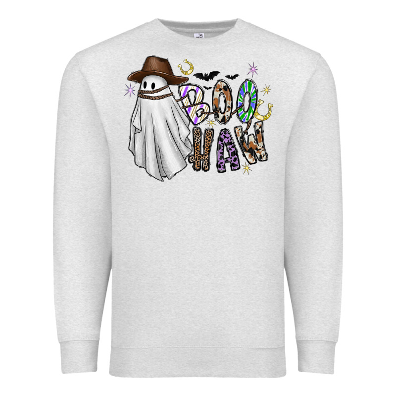 Boo Haw Premium Sweatshirt by CowhideDigitalArt | Teevron