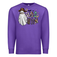 Purple Boo Haw Premium Sweatshirt - CowhideDigitalArt