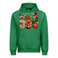Emerald Christmas coffee gnome Urban Hoodie - BarkalooDesign