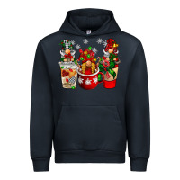 Navy Christmas coffee gnome Urban Hoodie - BarkalooDesign