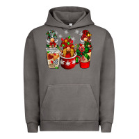 Pigment Tornado Christmas coffee gnome Urban Hoodie - BarkalooDesign