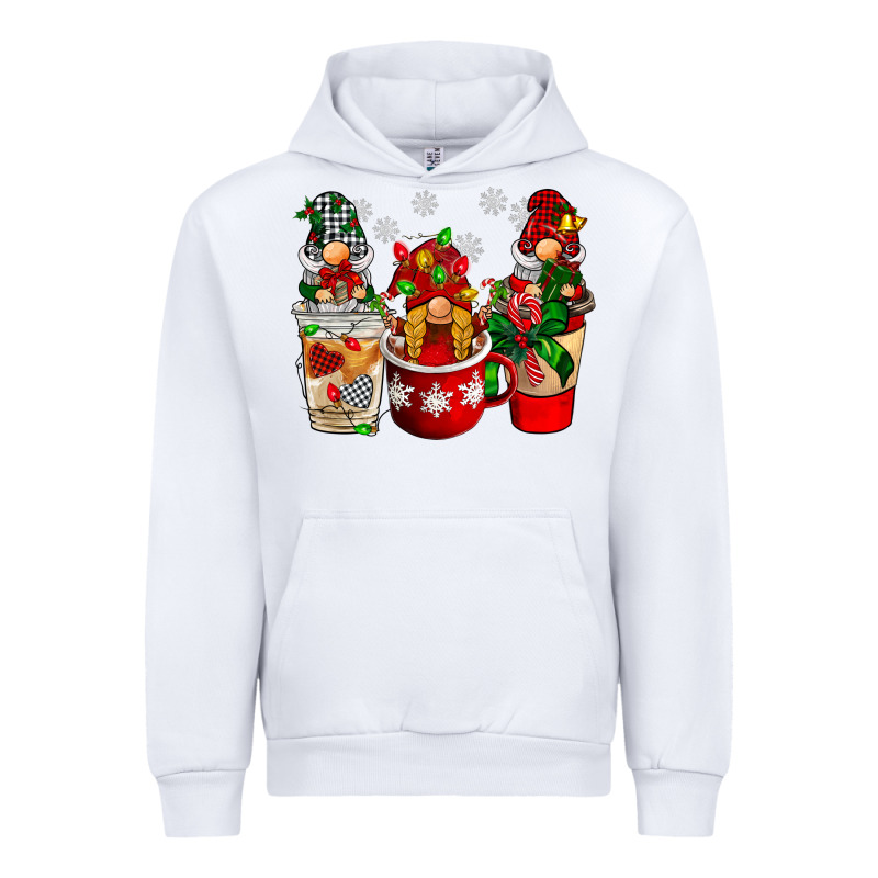 Christmas Coffee Gnome Urban Hoodie by BarkalooDesign | Teevron