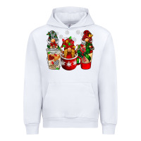 White Christmas coffee gnome Urban Hoodie - BarkalooDesign