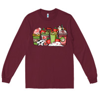 Cow And Strawberry Coffee Cups Long Sleeve Tee | Teevron