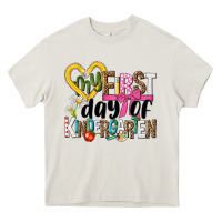 My First Day Of Kindergarten Heavy Core Tee | Teevron