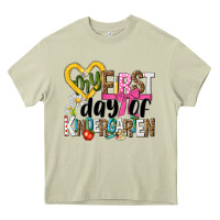 Mossy my first day of kindergarten Heavy Core Tee - NancyCooperArtShop