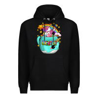 Black LGBTQ Unicorn And Narwhal Mug Premium Hoodie - BundleAndBundleShop